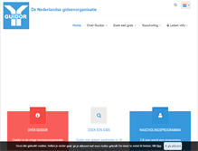 Tablet Screenshot of guidor.nl